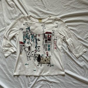 SOLD!! Jess & jane vintage graphic top